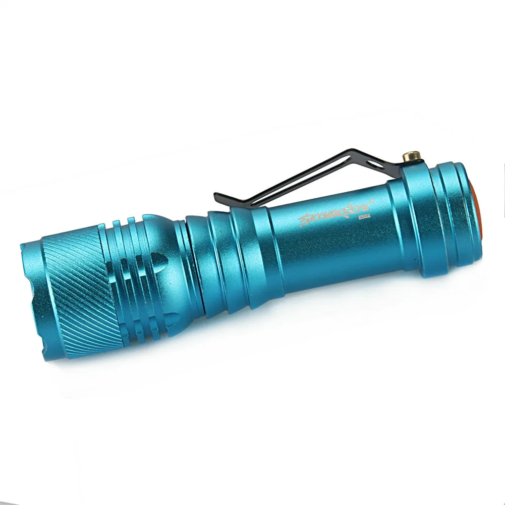 

New Flashlight High/Low/SOS Lamp Non-thermal Radiation Skywolfeye Torch Waterproof XPE LED Flashlight 200-500m