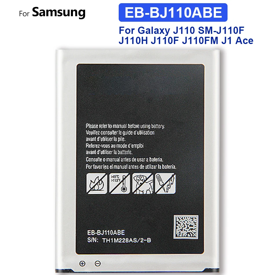 EB-BJ110ABE аккумулятор 1900 мАч для Samsung Galaxy J1 J Ace J110 J110FM J110F J110H J110F I9192 I9195 I9190 I9198 аккумулятор