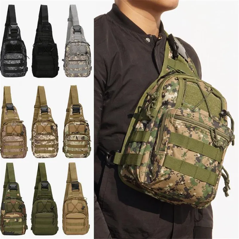 

Men's Military Bag Camping Hunting Waterproof Bags Shoulder Multifunctional Climbing 40#7 Outdoor Sports Crossbody Tactical Bag