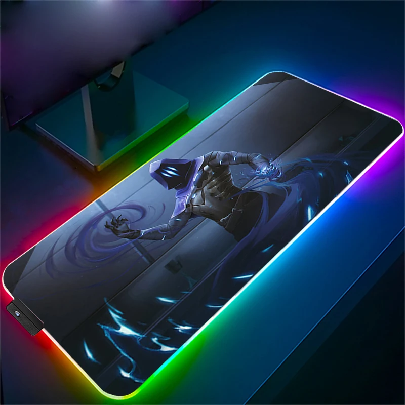 

Keyboard Gaming Mouse Pad Gamer Rug Pc Mat Anime Mousepad Rgb Diy Keyboards Accessories Computer Desk Game Mats For Office Table