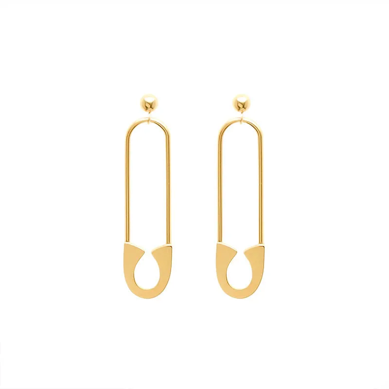

Wholesale New Design Pin Dangle Earring For Woman Fashion Korean Jewelry Luxury Sexy Girl's Party Wear Earrings
