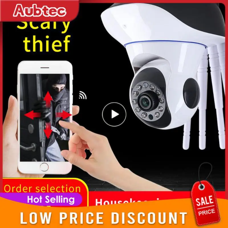 

Remote Monitoring Ip Camera Two-way Voice Call Wireless Surveillance Camera 720p Baby Monitor Smart Home 5 Antenna Night Vision