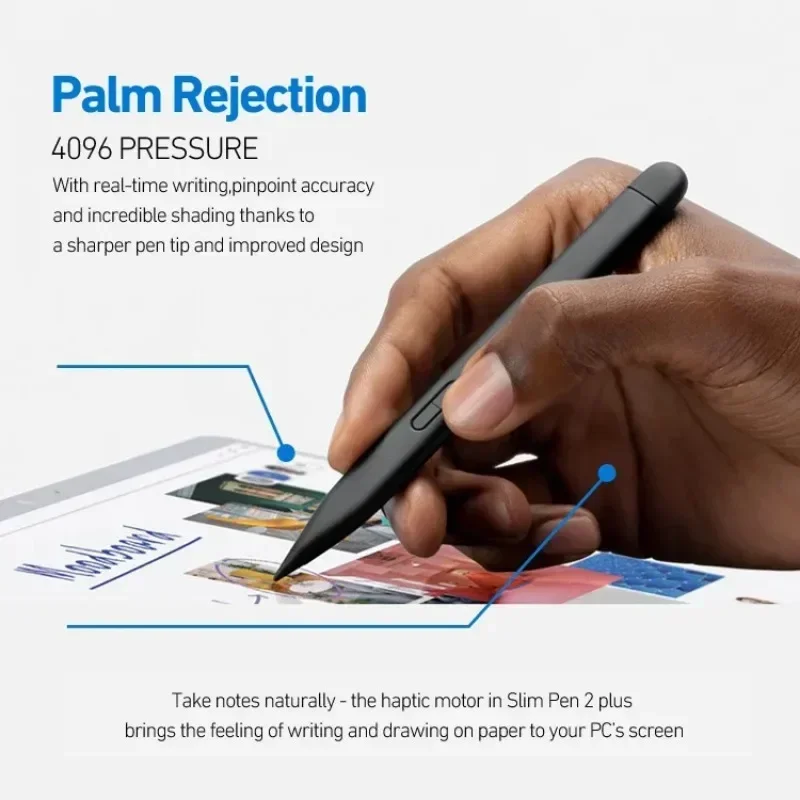 Фото Тонкая ручка 2 для Microsoft Surface Pro 10, 8, 9, 4096, чернильный стилус с функцией Palm Rejection, карандаш для Surface Laptop Studio 2 Duo 2 Asus Hp Dell №4