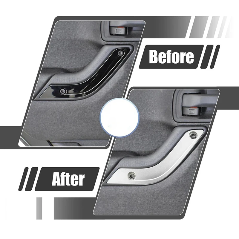 Крышка дверной ручки для Jeep Wrangler Jk 2011-2017 вставочная крышка 1Rc72jahad