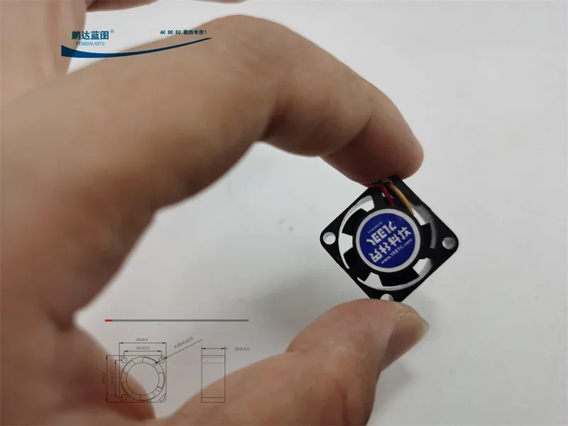 Совершенно новый и оригинальный бесшумный 2010 трехпроводной вентилятор для