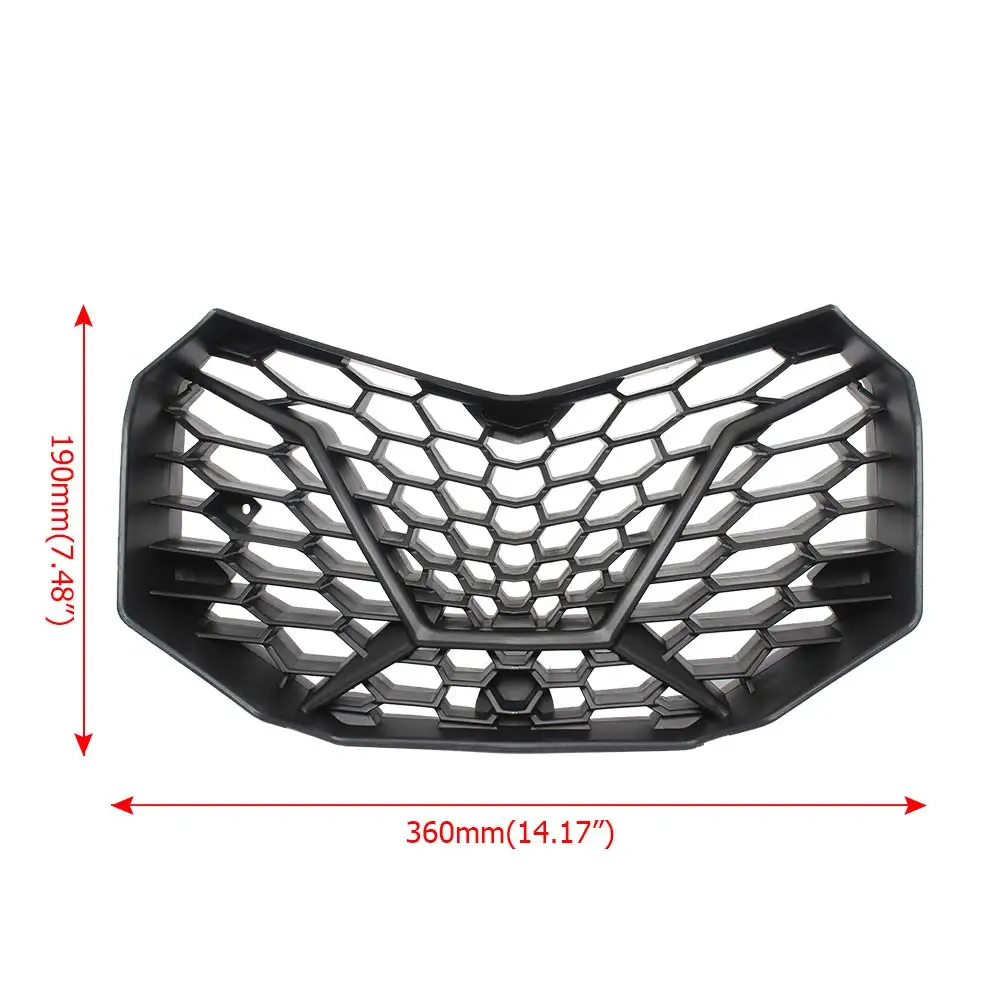 Передняя решетка UTV матовая черная основная сетчатая для Can-Am Maverick X3 Max XDS XRS XRC