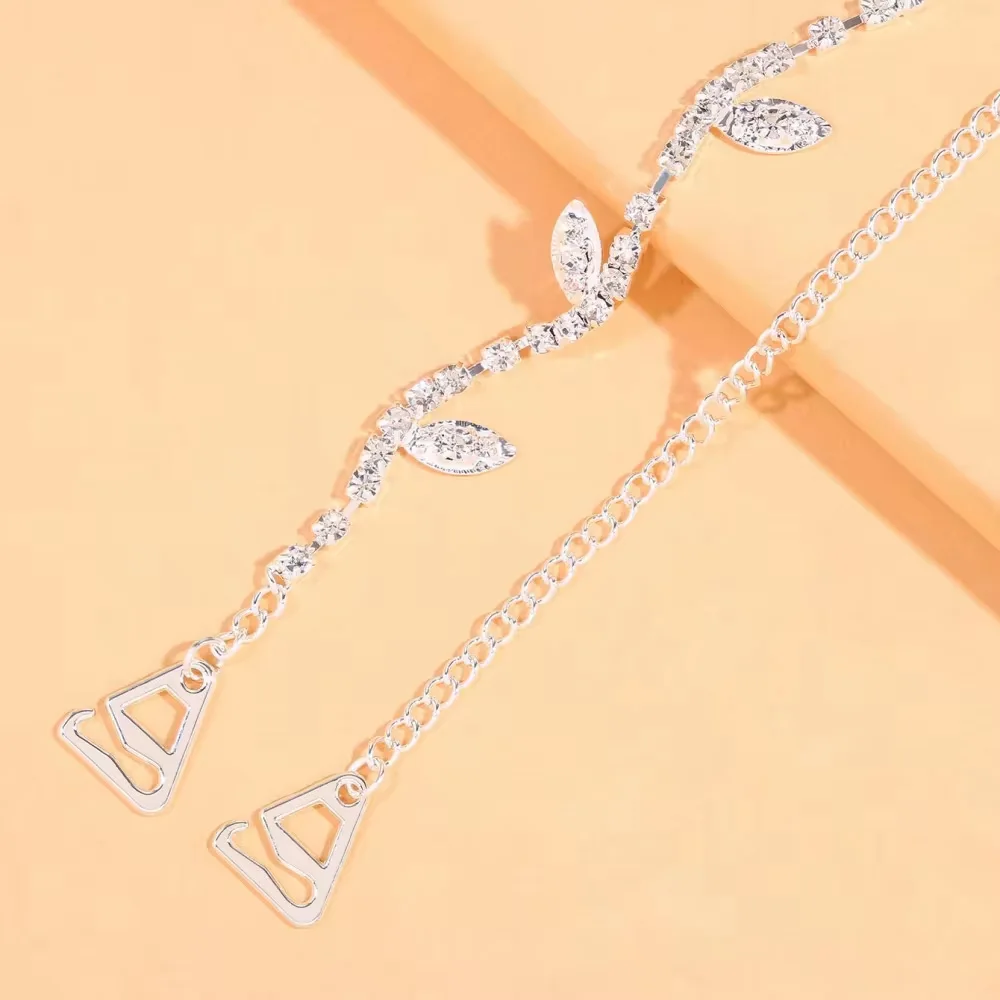 Изысканный плечевой ремень в форме листьев для женщин сексуальный регулируемый