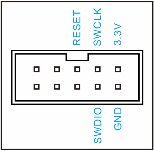 STM32 GD32 HK32 автономный загрузчик программатор горелка