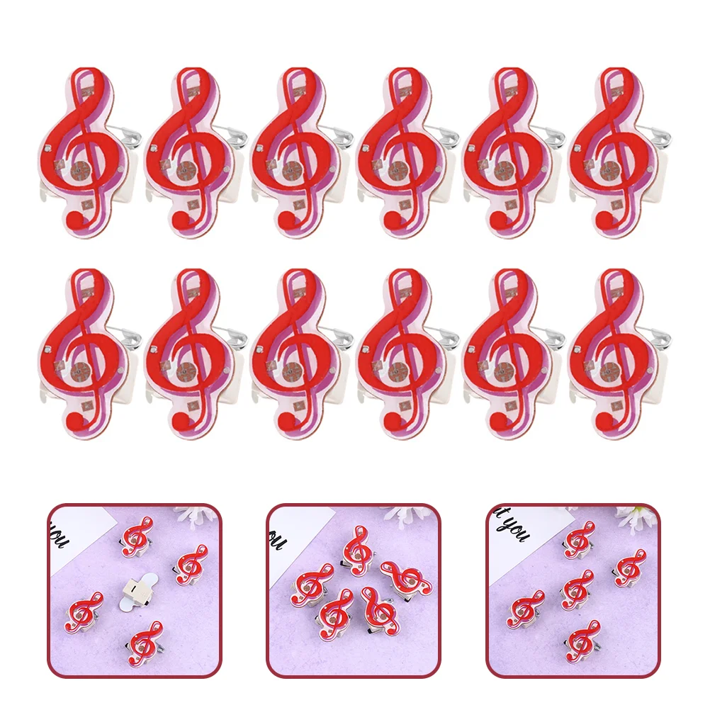 

25pcs Brooch Pin Jewelry LED Plastic Brooches Collar Pin Collar Brooches