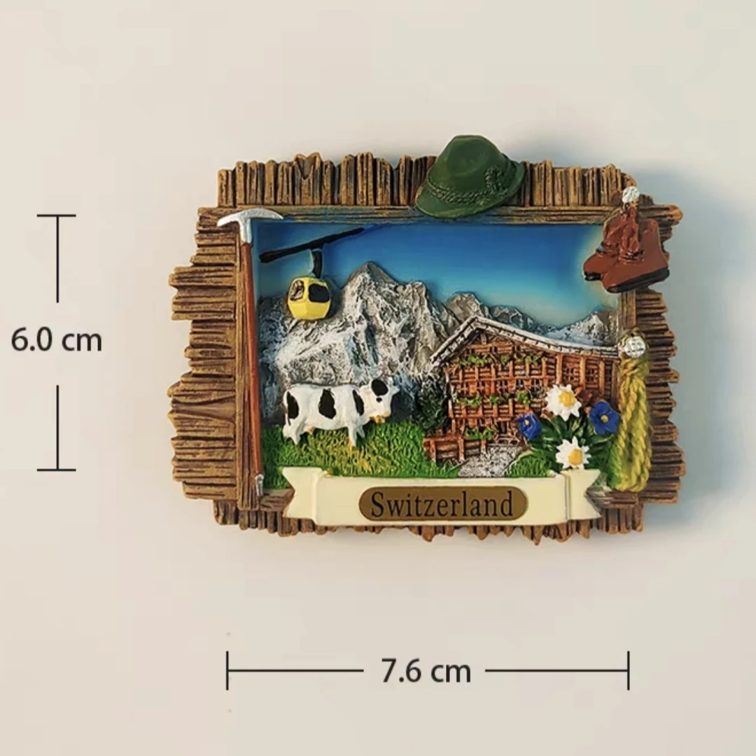 

3D магниты на холодильник из смолы Европа Швейцария