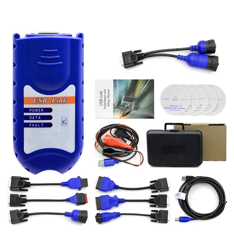 Для NEXIQ USB LINK Точечные продажи грузовых диагностических инструментов 125032 USB для гусеницы для Cummins сверхпрочные сканеры для грузовиков USB Link
