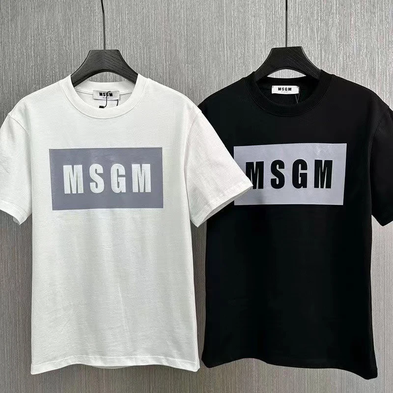 

Hot sales Fashion Summer Men/Women 100%Cotton Luxury brand T-shirts Letter Printed Short Casual O-neck Sleeve Tees clothes
