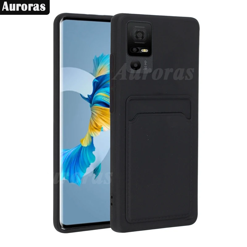 Auroras для TCL 40 NXTpaper 5G роскошный бумажник с отделением карт силиконовый мягкий чехол