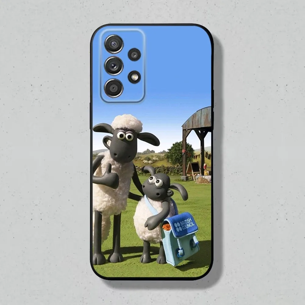 Cute W-Wallace G-Gromit Phone Case For Samsung S24 S23 S22 S21 S20 S10 S10E S9 Plus FE Note 20 Soft Black Cover Shell