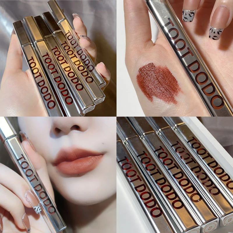 

Square Tube Velvet Matte Liquid Lipstick Waterproof Lip Gloss Long Lasting Nude Lipstick Women Red Lip Tint Beauty Cosmetic
