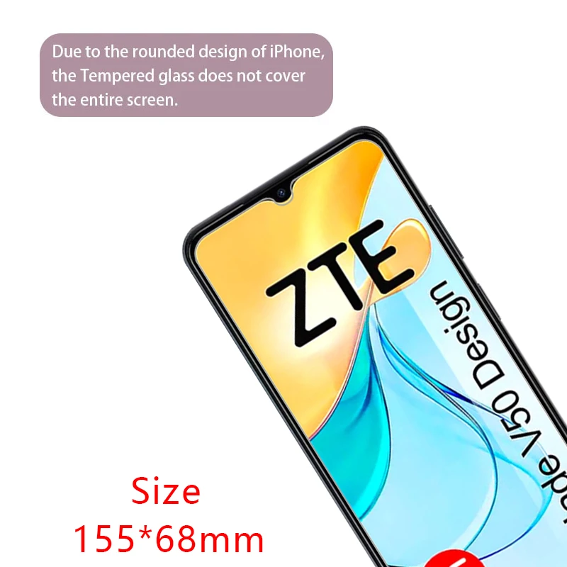 Защитная пленка для экрана zte blade v50 закаленное стекло bladev50 В 50 в 9h