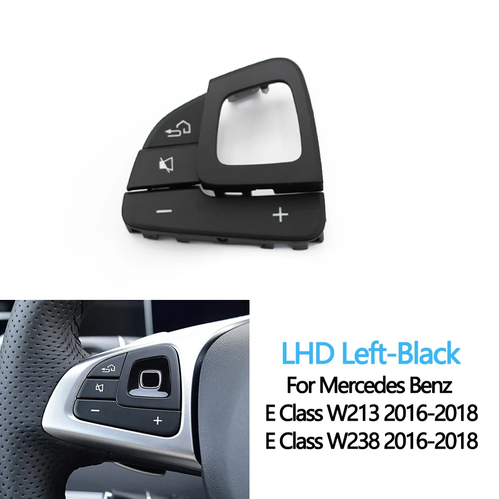 

Автомобильный многофункциональный руль, левый и правый переключатель громкости, крышка кнопки для Mercedes Benz E Class W213 Sedan W238 Coupe