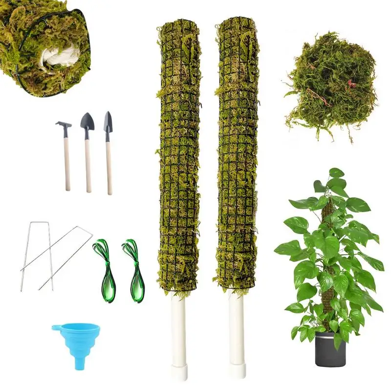 

Moss Pole For Plants Monstera Stackable Indoor Climbing Plants Moss Stakes Monstera Pole Plant Growth Support Sticks For