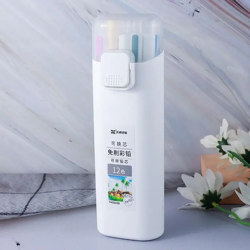 

Цветные автоматические карандаши 12/18/24/36 цветов