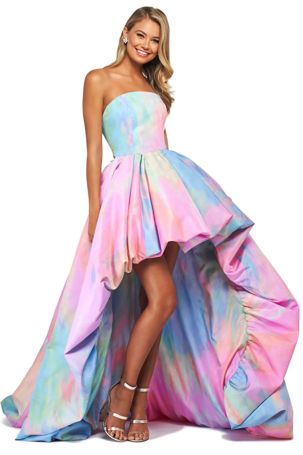 2023 new in Women Elegant Prom Dress Off-Shoulder Strapless Sleeveless Backless Print Swing Maxi Evening quinceanera Dresses