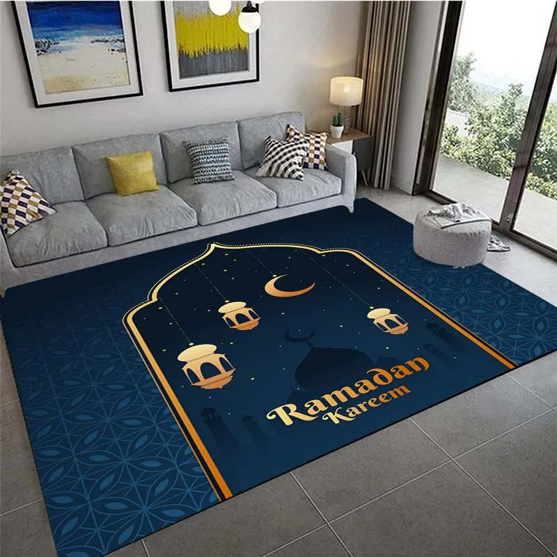 

Мусульманские коврики для молитвенной зоны, большой ковер для гостиной, спальни, домашний декоративный коврик для дома, напольный коврик, мягкие Противоскользящие коврики