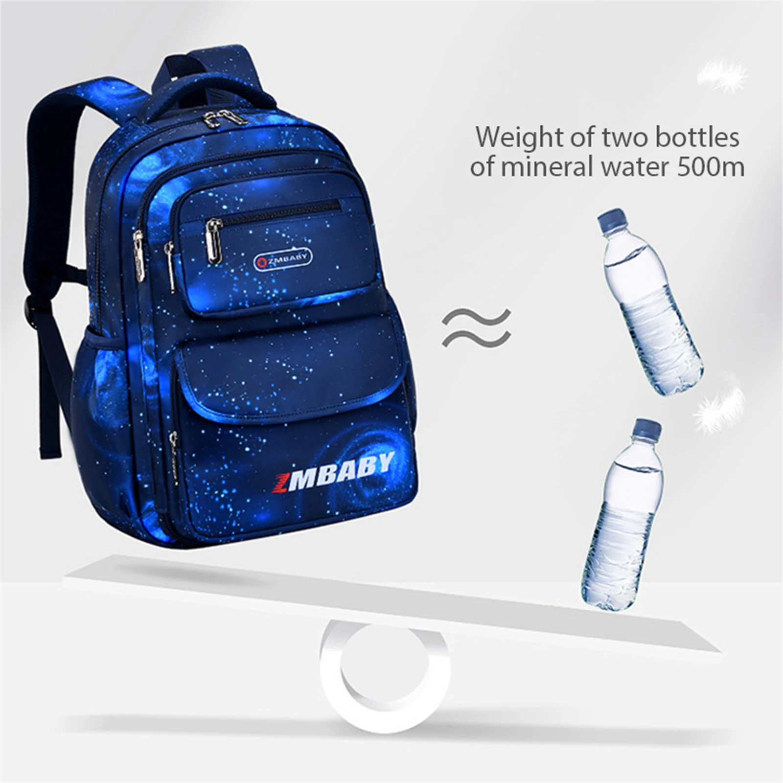 Kid Bags Boy Girl Primary School Backpack Galaxy Stars Bookbags Nylon Waterproof Schoolbags Children Large Capacity Mochila