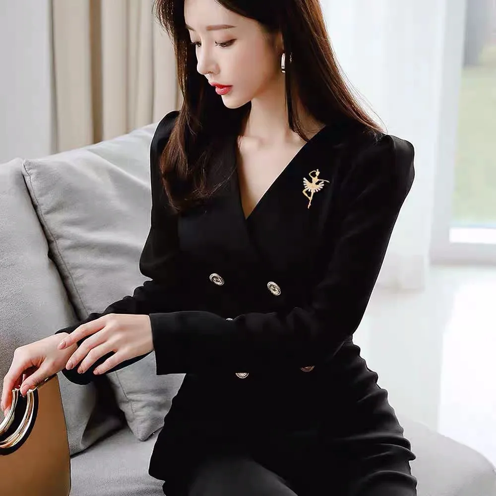 Гимнастика девушка цветок танцовщица хрустальные стразы inabrooches для женщин