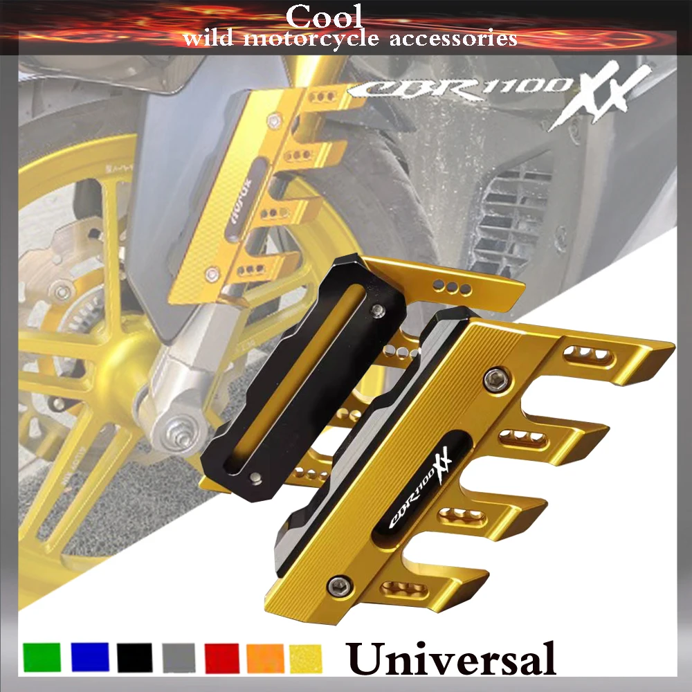 

With Logo For HONDA CBR1100XX CBR 1100XX Motorcycle CNC Accessories Mudguard Side Protection Block Front Fender Anti-Fall Slider