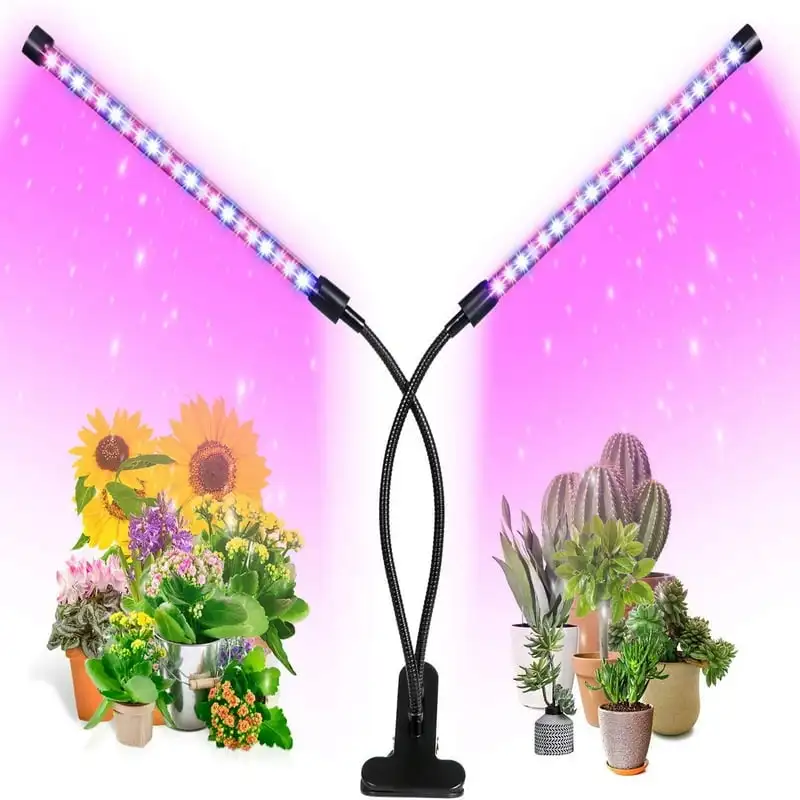 

Light, 5 Dimmable Levels Plant Grow Lights for Indoor Plants with Red Blue , 3 Modes Timing Function, 40W Led plant life Light f