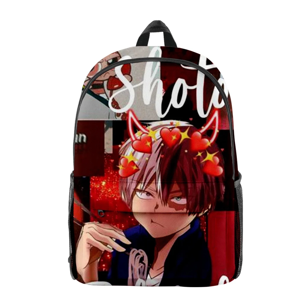 

Classic My Hero Academia Todoroki Shoto pupil Bookbag Notebook Backpacks 3D Print Oxford Waterproof Boys/Girls Travel Backpacks