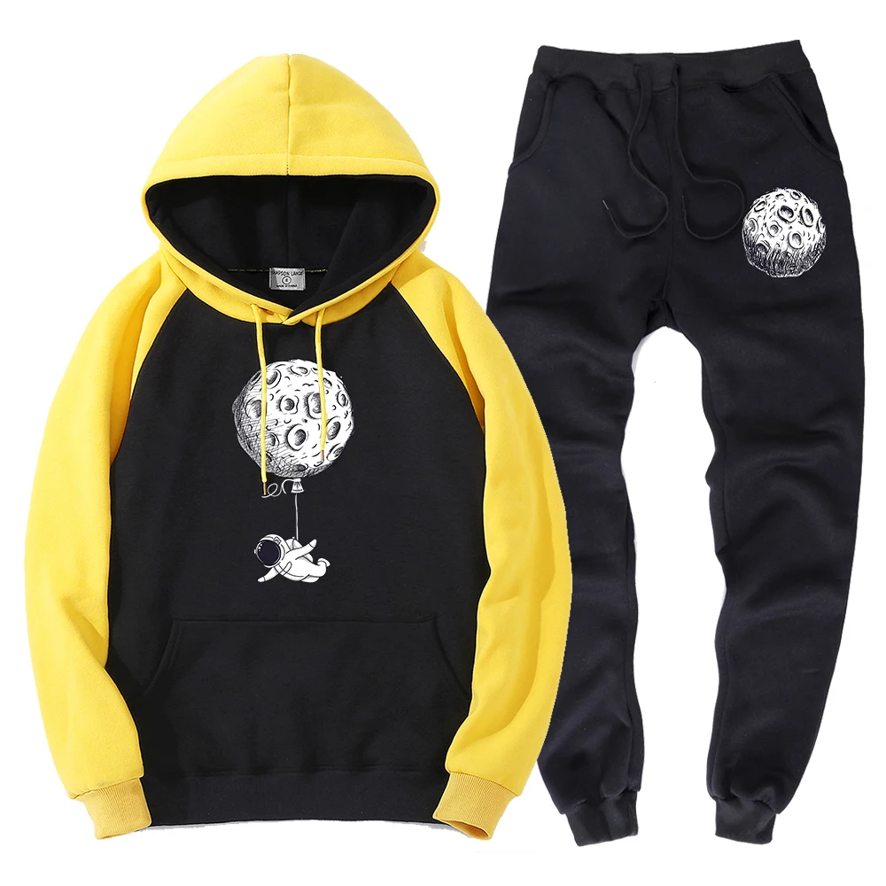 

Мужская мягкая толстовка с капюшоном и воздушными шарами