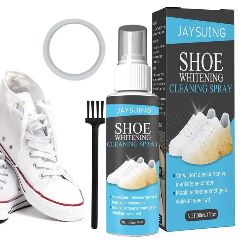 

30ml Sneaker Shoe Cleaning Spray Multifunctional Cleaner for Fabric Cleaner for Leather Whites Outdoor Shoes and Nubuck Sneakers