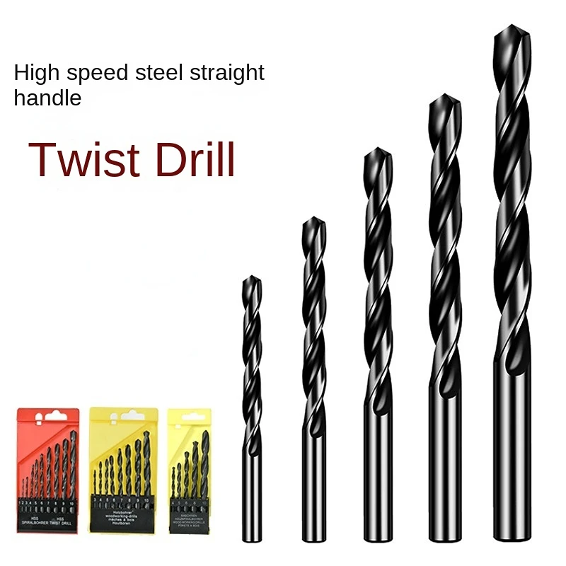 

Высокоскоростная стальная прямая ручка спиральное сверло 4241 черные нитридные сверла металлические пластиковые сверла для деревообработк...