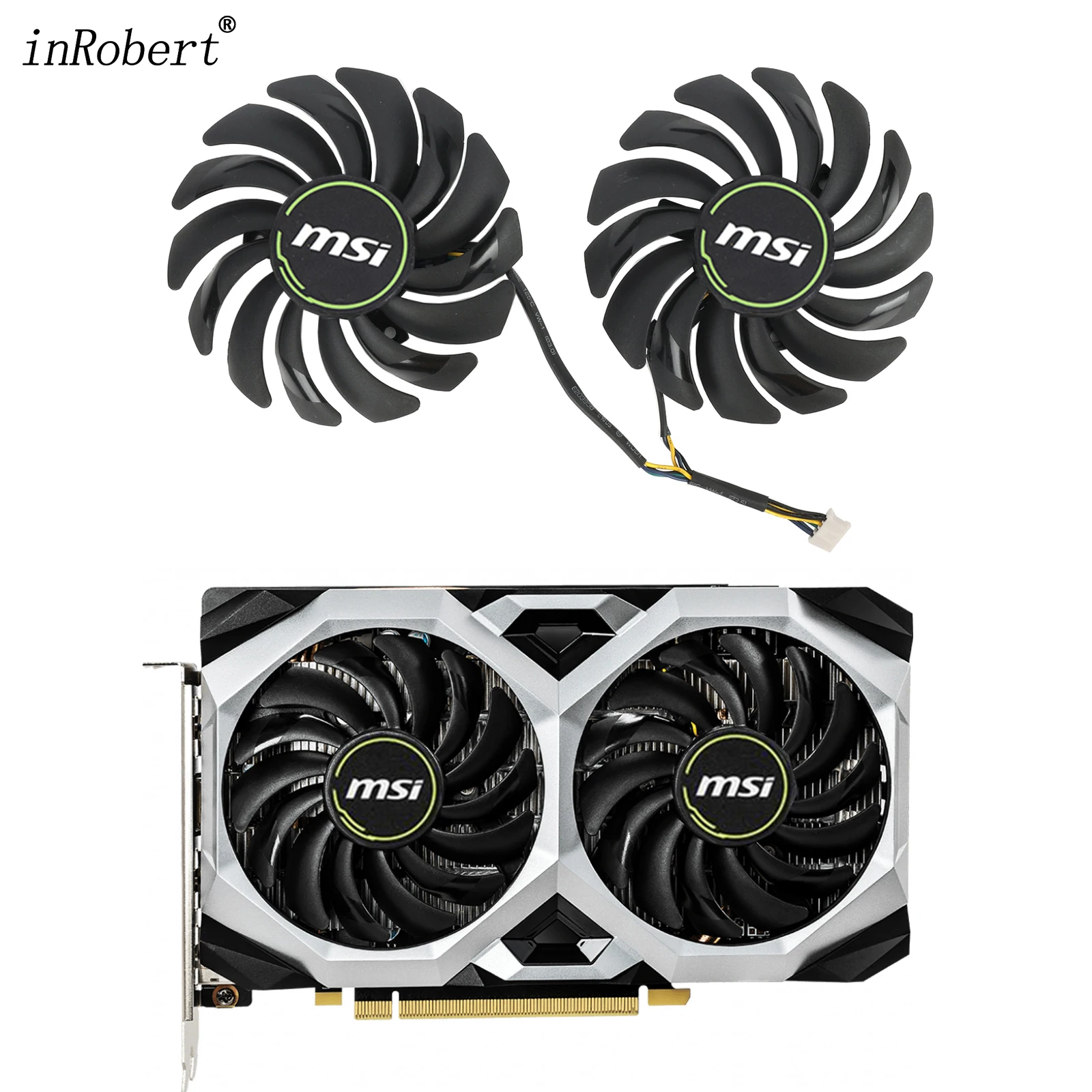 Новый 87 мм PLD09210S12HH охлаждающий вентилятор GPU для MSI GeForce GTX 1660 SUPER 1660Ti RTX 2060 VENTUS XS OC
