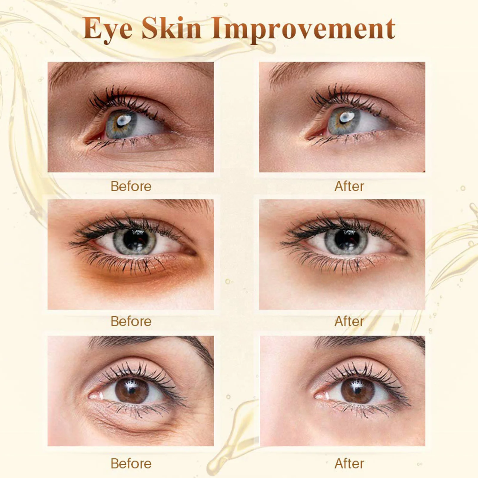 10 шт. Коллагеновые увлажняющие патчи для кожи вокруг глаз от морщин и тёмных