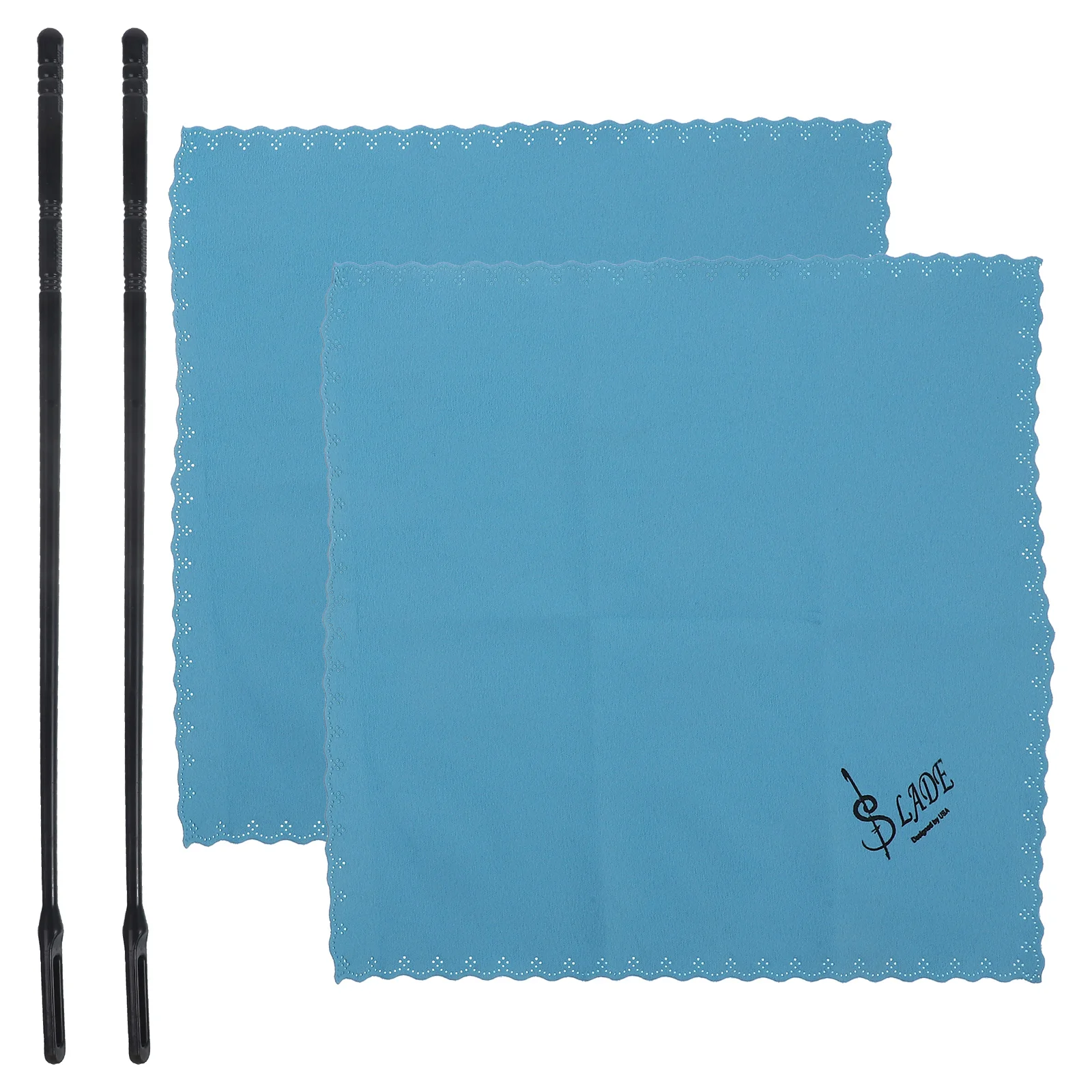 

1 Set Flute Cleaning Stick Cleaning Cloth Flute Cleaning Accessories (Black)