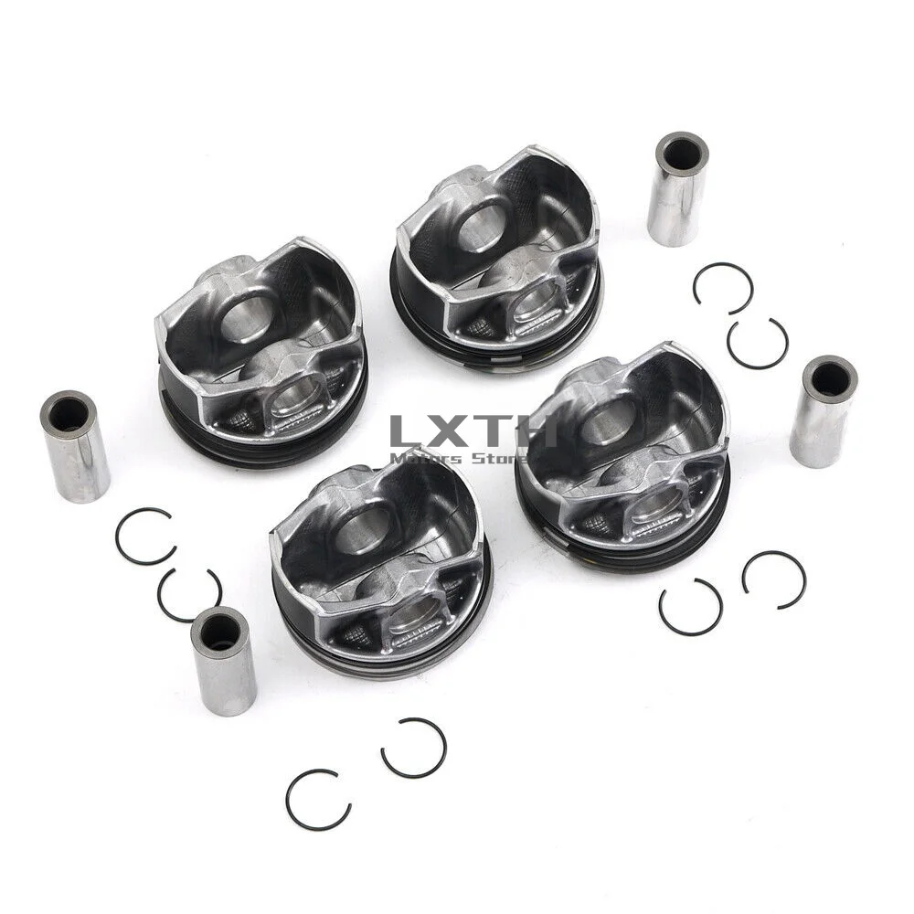 Набор из 4 поршней и колец CR 10 2 A 11258638450 Для BMW 330i 430i F30 F32 F56 G20 G30 B46 B48 0 (1998cc) с