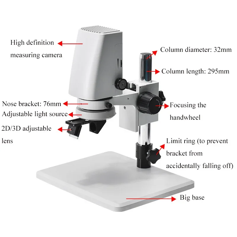 ond badań naukowych profesjonalna lupa wideo do telefonu komórkowego mikroskop pomiarowy 3D o wysokiej rozdzielczości