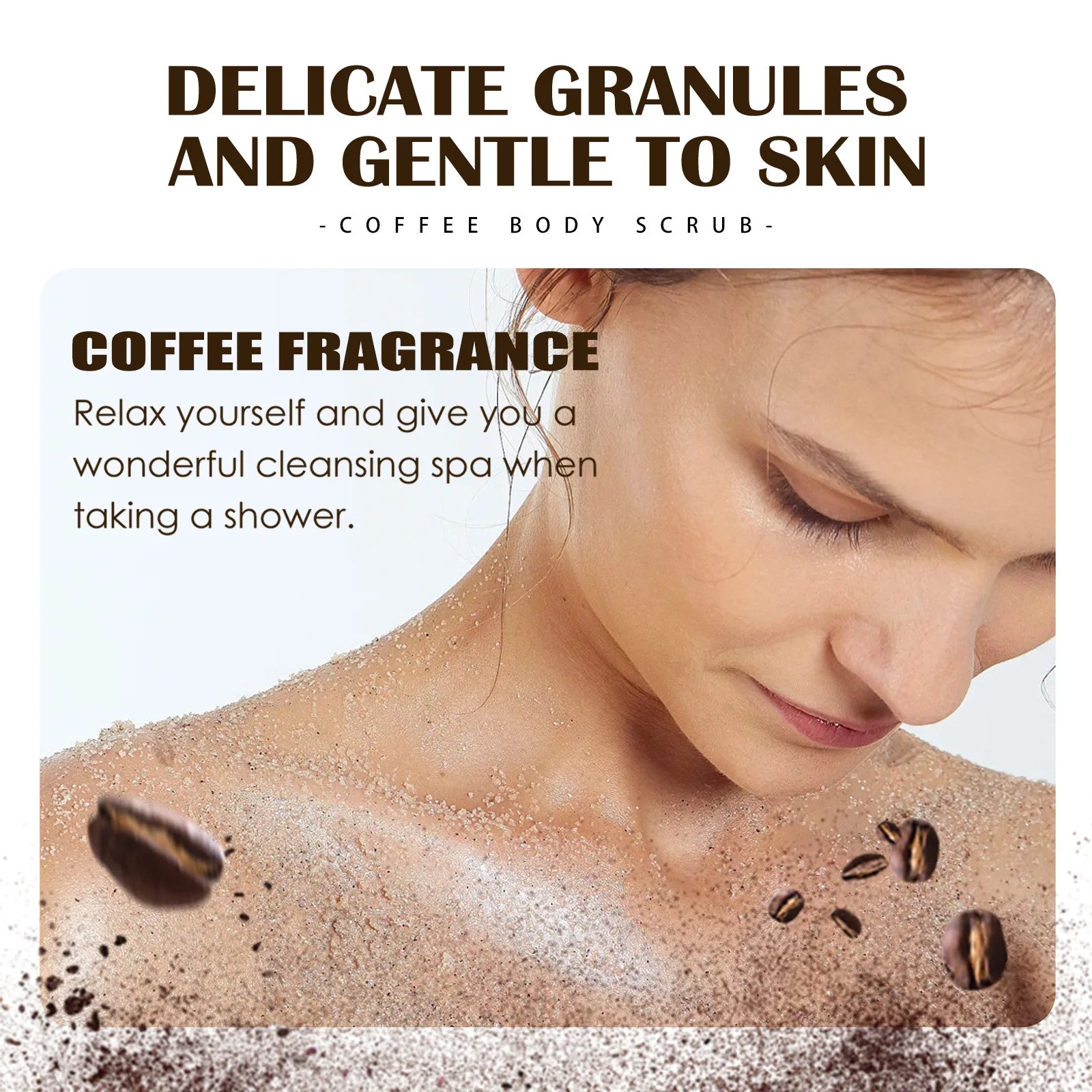 Отшелушивающий крем-скраб для тела очищающий поры смягчающий кутин питает