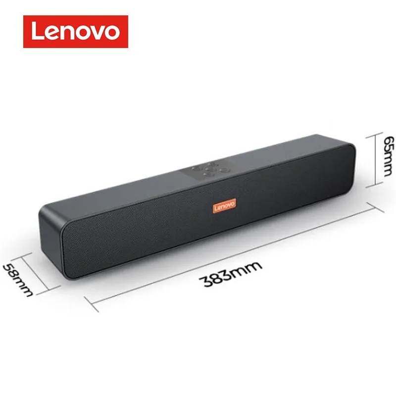 Lenovo BMS10 Tv Bluetooth Speaker for Home Office Listening To Songs and Meeting Wireless Soundbar Computer Subwoofer Speakers