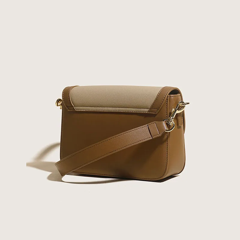 Genuine Leather Women Crossbody Shoulder Bags 2022 New Casual Saddle Bags For Women Designer Handbags and Purse Messenger Bag