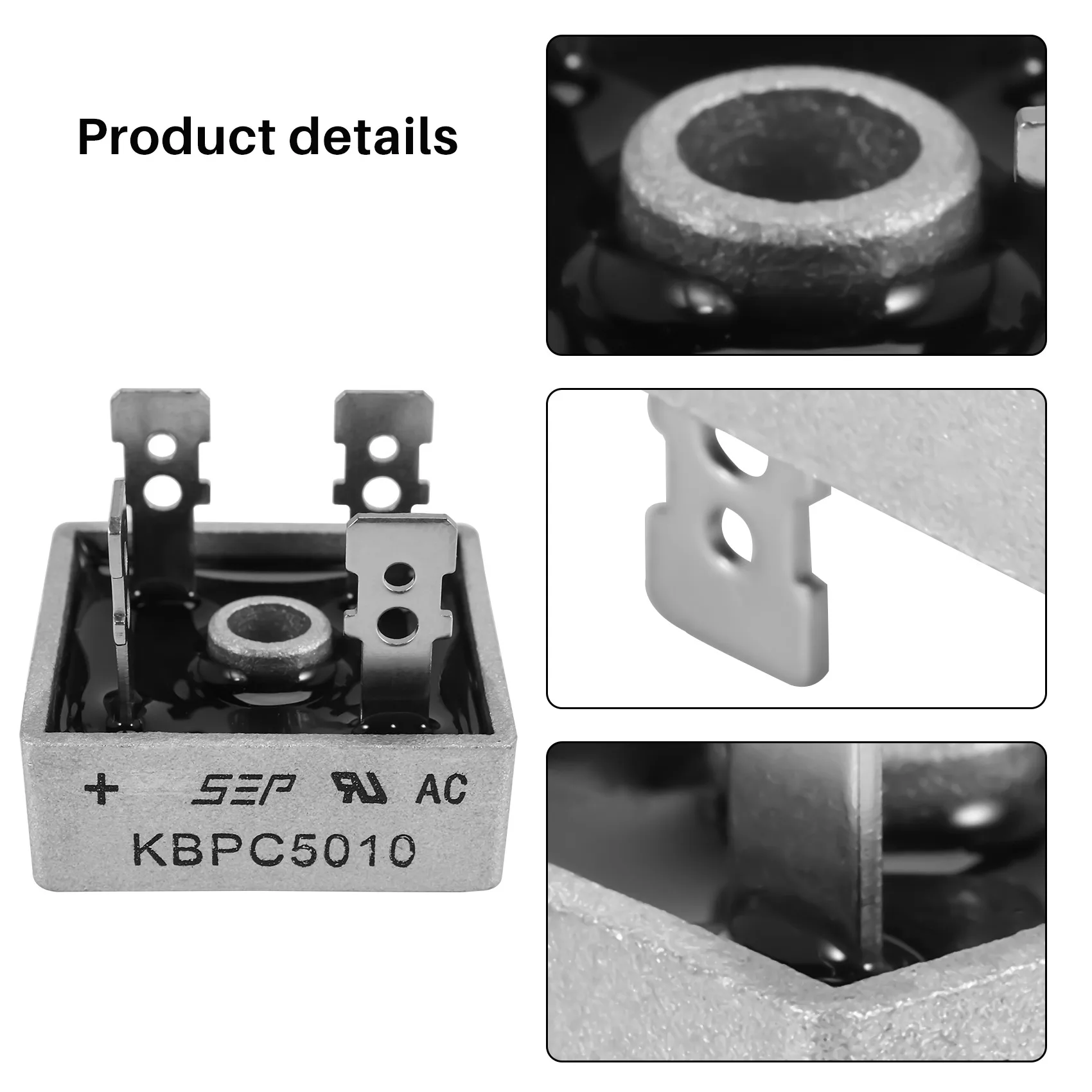 Однофазный диодный мост выпрямитель 50 А 1000 В KBPC5010 новинка