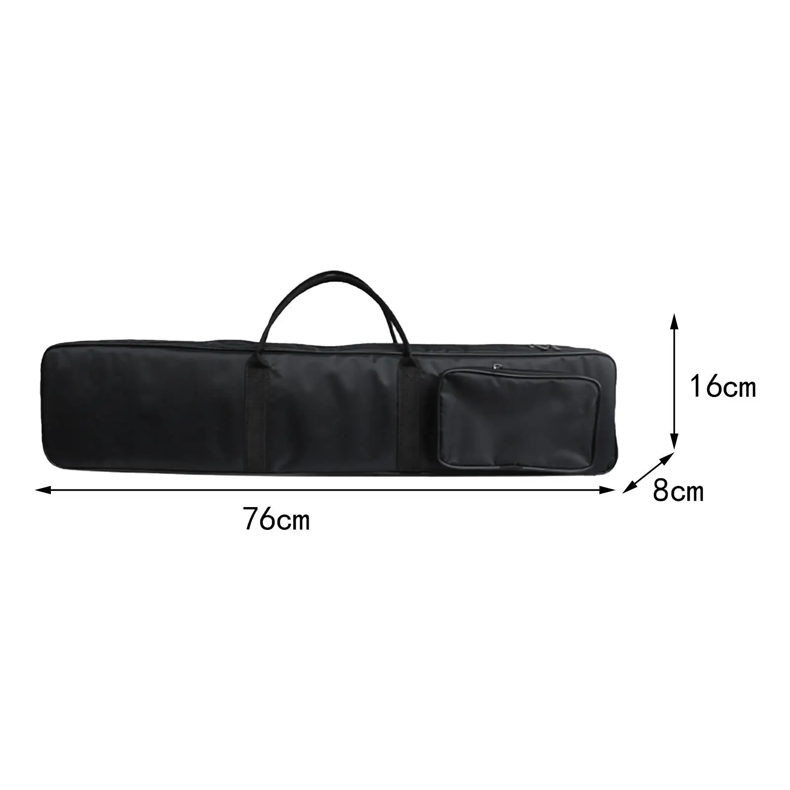 

Flute Storage Bag Lightweight Adjustable Shoulder Strap Gig Bag Flute Accessories Can Hold 7 Flutes Travel Carry Case for Flute