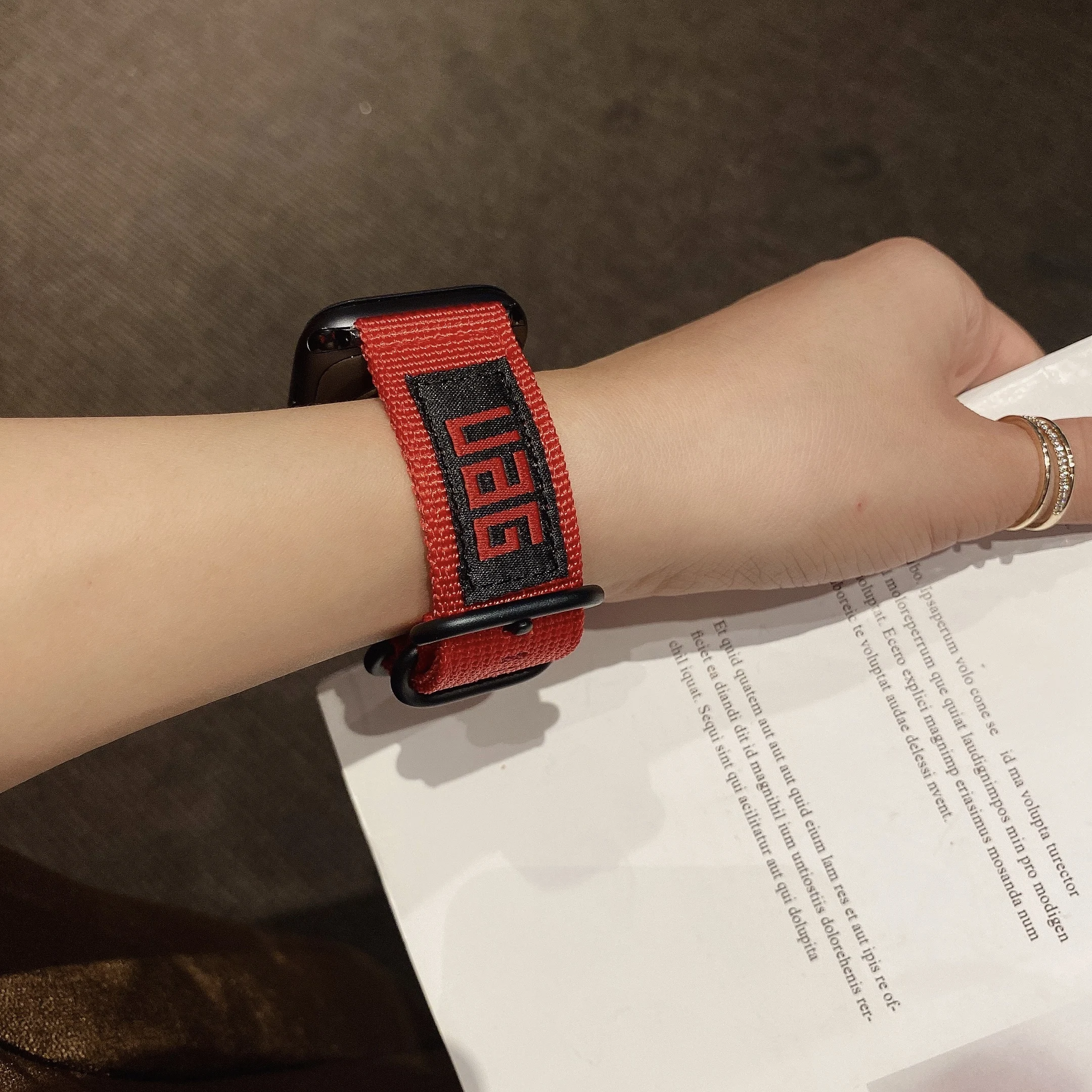 High quality official nylon sport watch band for Apple watch 49/40/44mm iwatch 8 7 6 se 38/42/41/45mm strap bracelet wrist belt