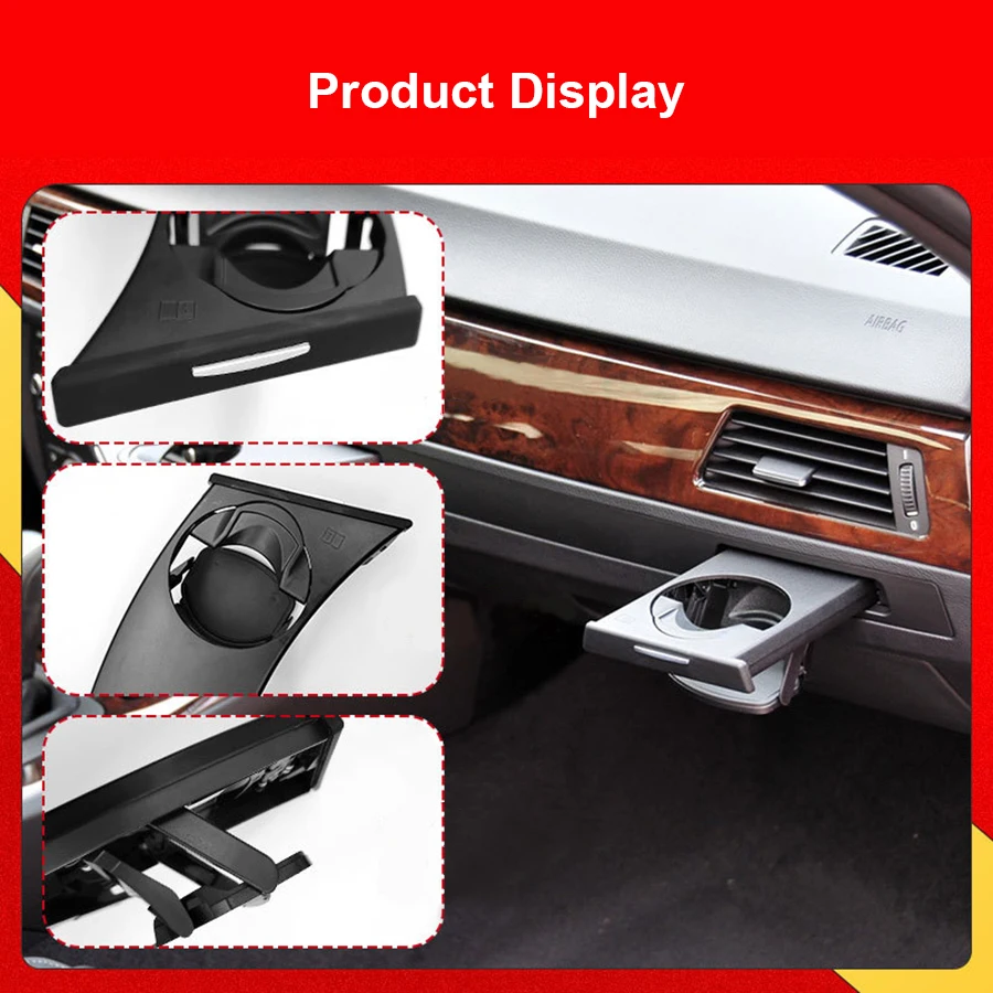 Передний подстаканник для напитков BMW 3 серии E90 E91 E92 E93 318i 325i 328i черный бежевый