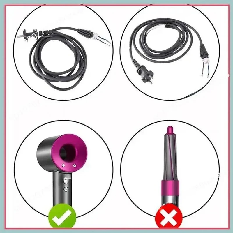 Фото Универсальные аксессуары A26P для Dyson HD01/02/03/04/07/08, кабель питания 2,7 м, вилка стандарта ЕС №5