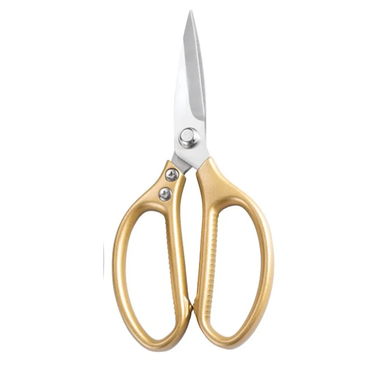 

Многофункциональные ножницы из нержавеющей стали, домашние кухонные ножницы для трав, курицы, мяса и овощей-золотистые, серебристые