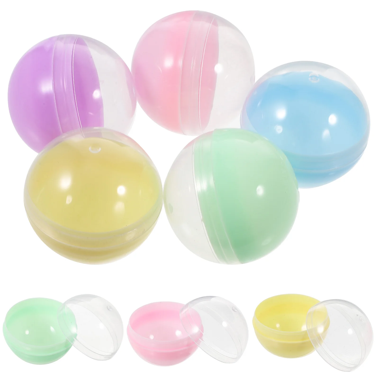 

Macaron Shell Empty Ball For Kids Round Balls Vending Machine Twisting Toy Bulk Items Gifts