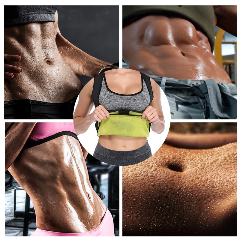 Workout Waist Trainer Vest Corset for Women Weight Loss Training Cincher Body Shaper Slimming Tops Sauna Sweat Compression Shirt