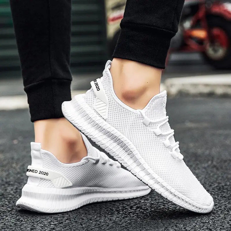 

mesh summer Running Shoes Pink 44 Summer Footwear Sports Man Shoes Boys Men's Comfortable Sneakers Sport Shoes For Men Fittnes